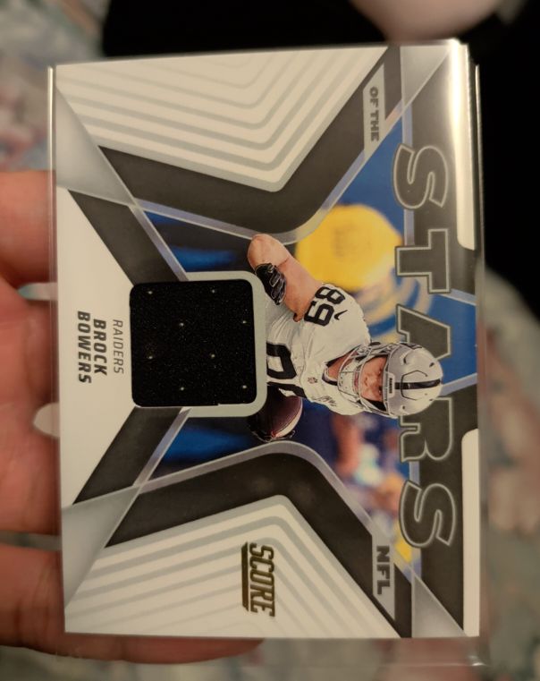 2025 Panini Score #SNJ-BBS Brock Bowers — front