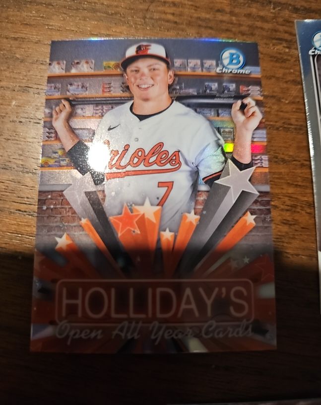 2025 Bowman Chrome #HS-2 Jackson Holliday — front