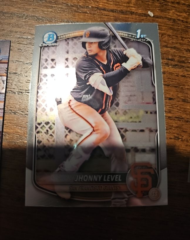 2025 Bowman Chrome #BCP-147 Jhonny Level — front