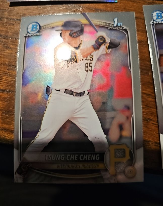 2025 Bowman Chrome #BCP-95 Tsung-Che Cheng — front