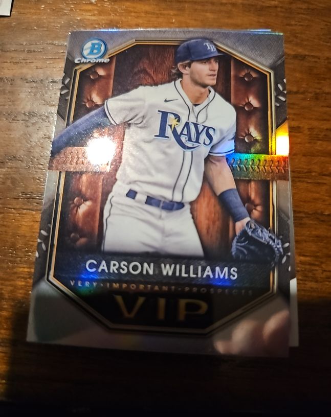 2025 Bowman Chrome #VIP-1 Carson Williams — front