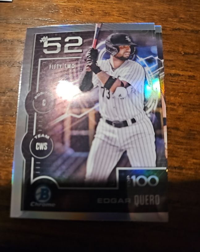 2025 Bowman Chrome #BTP-52 Edgar Quero Bowman Scouts Top 100 — front
