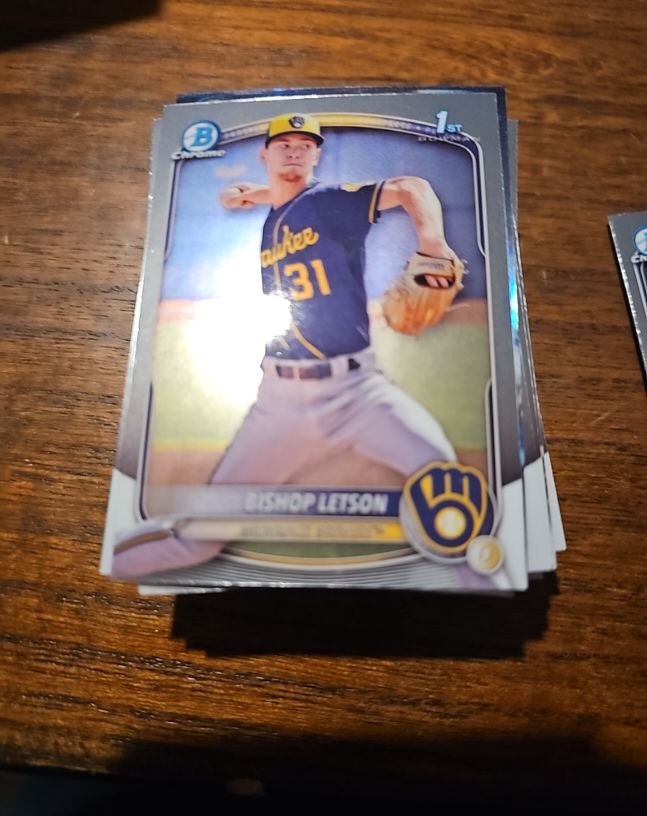 2025 Bowman Chrome Prospects #BCP-30 Bishop Letson — front