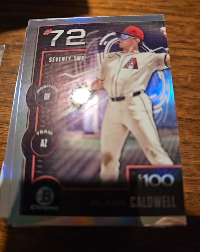 2025 Bowman #BTP-72 Slade Caldwell — front