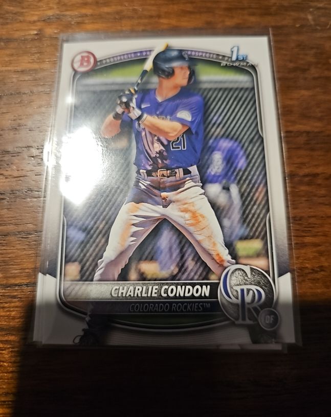 2025 Bowman #BP-75 Charlie Condon — front