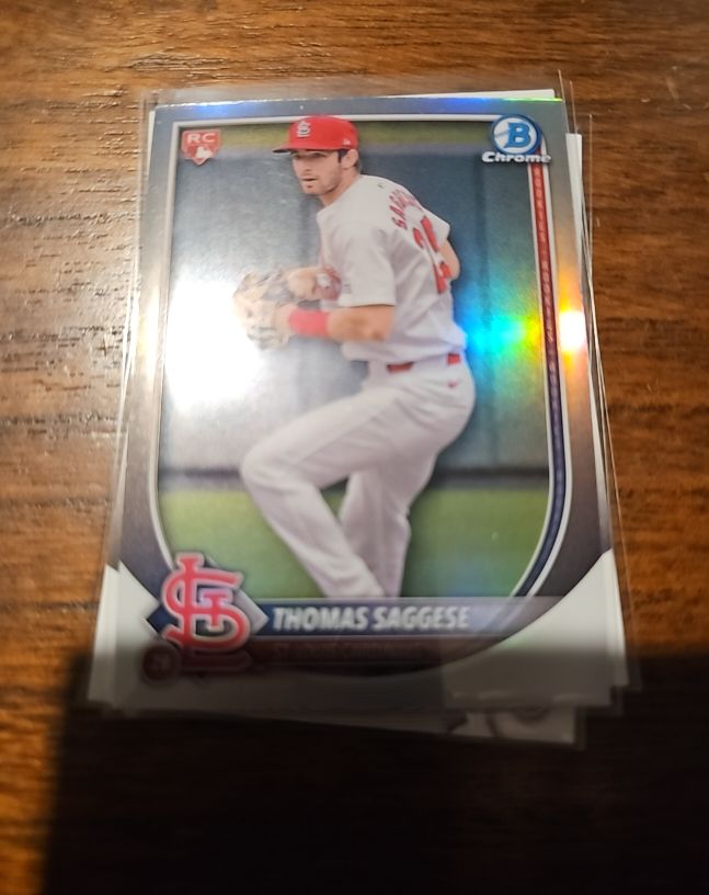 2025 Bowman Chrome #57 Thomas Saggese — front