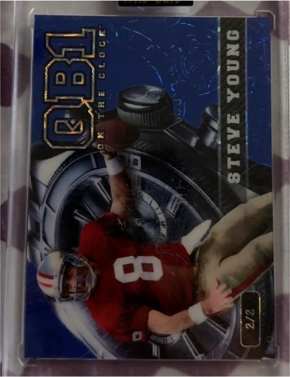 2024 Wild Card QB1 On The Clock #2 Steve Young — front