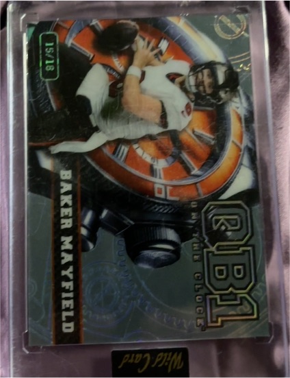 2024 Wild Card QB1 On The Clock #1 Baker Mayfield — front