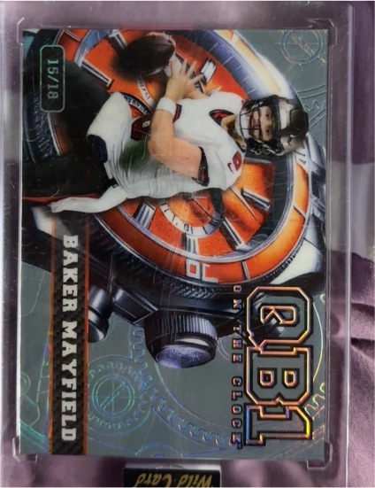2024 Wild Card QB1 On The Clock #16 Baker Mayfield — front