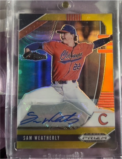 2020 Panini Prizm Draft Picks #PDP81 Sam Weatherly — front