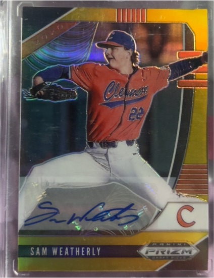 2020 Panini Prizm Draft Picks #81 Sam Weatherly — front