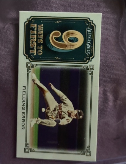 2020 Topps Allen & Ginter Mini #M9WF-7 Fielding Error — front