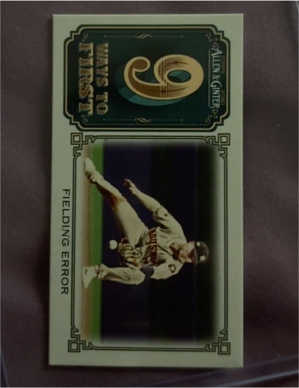 2020 Topps Allen & Ginter Mini 9 Ways to First #M9WF-7 Fielding Error — front
