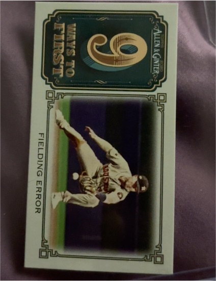 2020 Topps Allen & Ginter Mini 9 Ways to First #M9WF7 Fielding Error — front