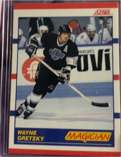 1990-91 Score #338 Wayne Gretzky — front