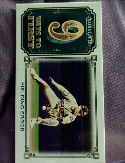 2020 Topps Allen & Ginter Mini 9 Ways to First #M9WF-6 Fielding Error — front
