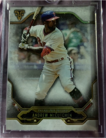 2020 Topps Triple Threads #69 Andrew McCutchen — front