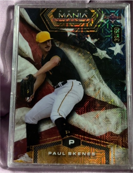 2024 Wild Card Auto Mania #AMAH-PS2 Paul Skenes — front