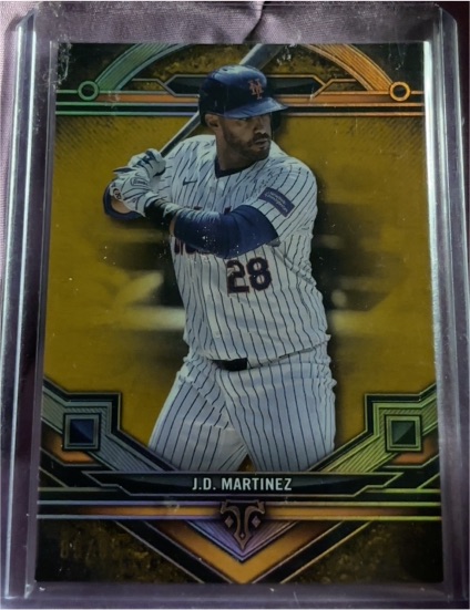 2024 Topps Triple Threads #85 J.D. Martinez — front