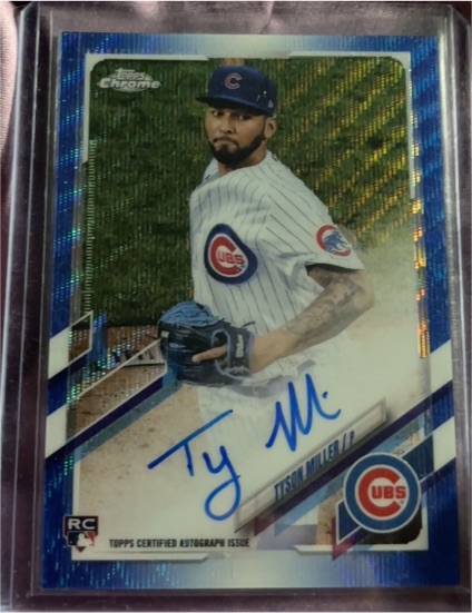 2021 Topps Chrome #RA-TMI Tyson Miller Rookie Autographs — front