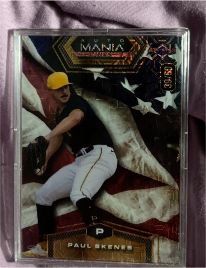2024 Wild Card Auto Mania #AMASQ-PS2 Paul Skenes — front