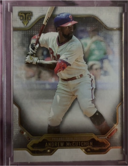 2020 Topps Triple Threads #69 Andrew McCutchen — front