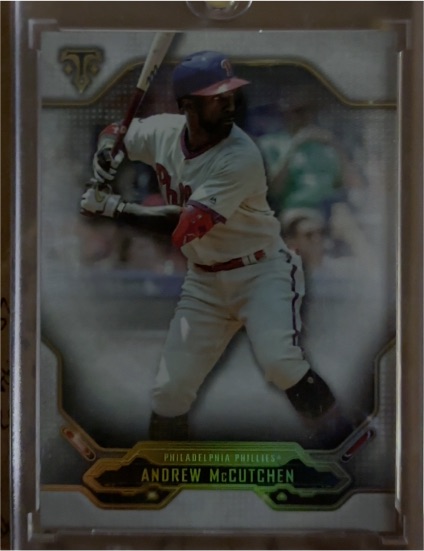2020 Topps Triple Threads #69 Andrew McCutchen — front