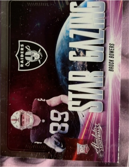 2024 Panini Absolute #SG-BBS Brock Bowers Star Gazing — front