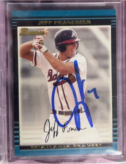 2002 Bowman Draft Picks & Prospects #BDP23 Jeff Francoeur — front