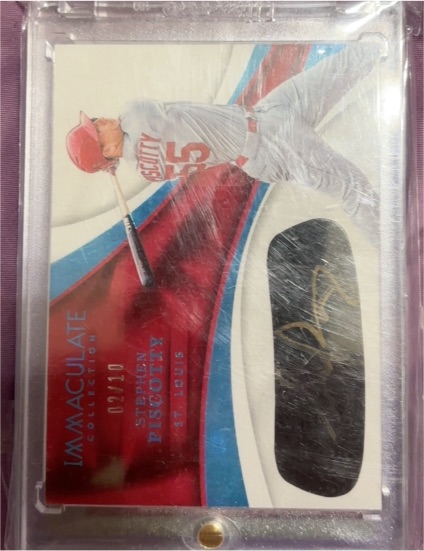 2017 Panini Immaculate #02/10 Stephen Piscotty — front