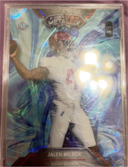 2023 Panini American Metal Universe #F-5 Jalen Milroe — front