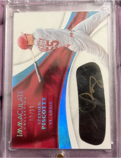 2017 Panini Immaculate Collection #12 Stephen Piscotty — front