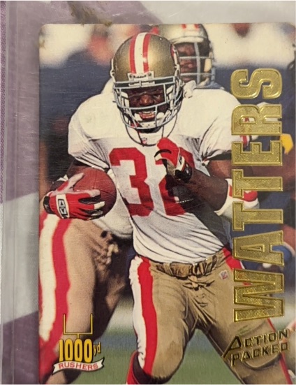 1993 Action Packed Rushers #RB11 Ricky Watters — front