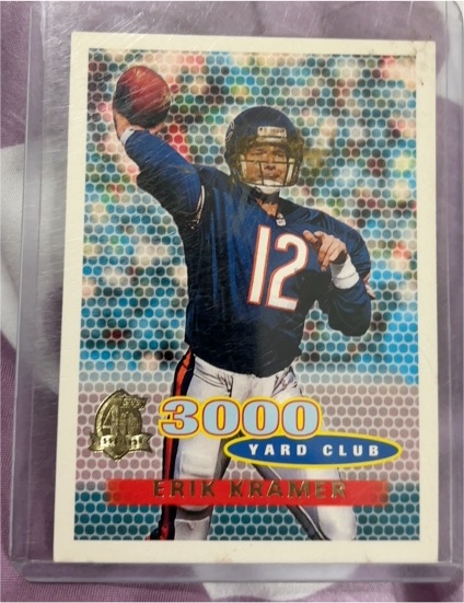 1996 Topps #377 Erik Kramer — front