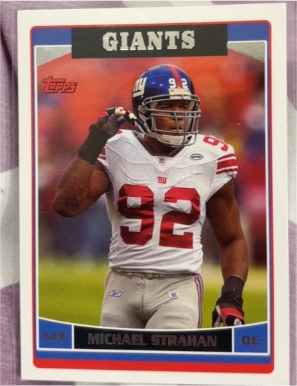 2006 Topps #274 Michael Strahan — front