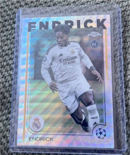2024-25 Topps Chrome UEFA Club Competitions #100 Endrick — front