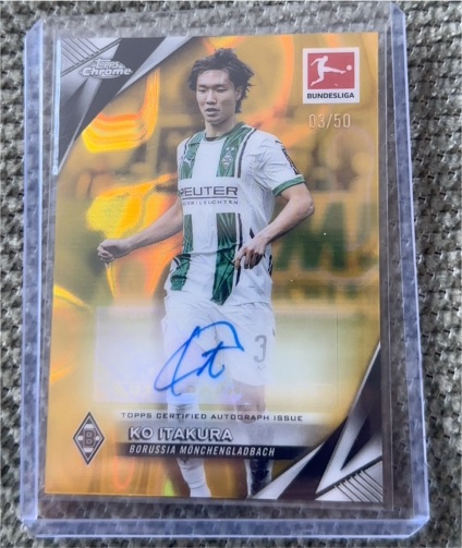2024-25 Topps Chrome Bundesliga #03 Ko Itakura — front