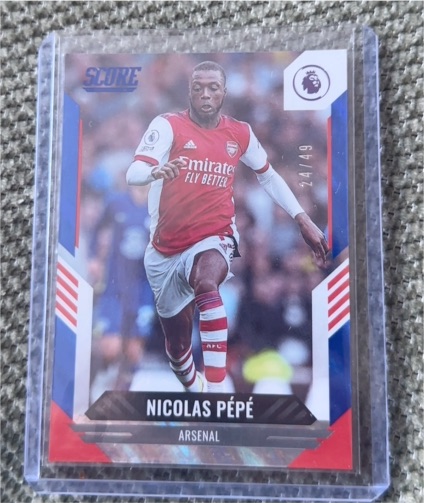2021-22 Panini Score Soccer #197 Nicolas Pépé — front