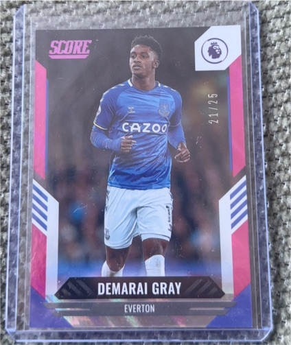 2021-22 Panini Score Premier League #21 Demarai Gray — front