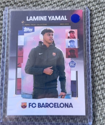 2023-24 Topps Focus Collection #27 Lamine Yamal — front