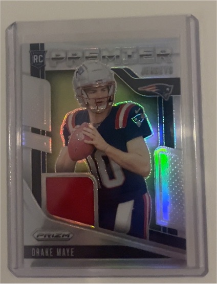 2024 Panini Prizm Premier Jerseys #PJ-DME Drake Maye — front
