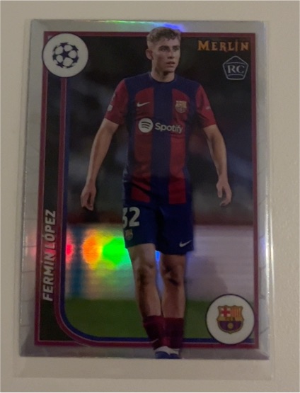2023-24 Topps Merlin UEFA Club Competitions #39 Fermin Lopez — front