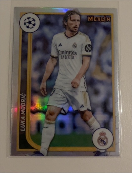 2023-24 Topps Merlin UEFA Club Competitions #106 Luka Modric — front