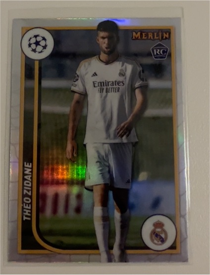2023-24 Topps Merlin UEFA Club Competitions #137 Théo Zidane — front