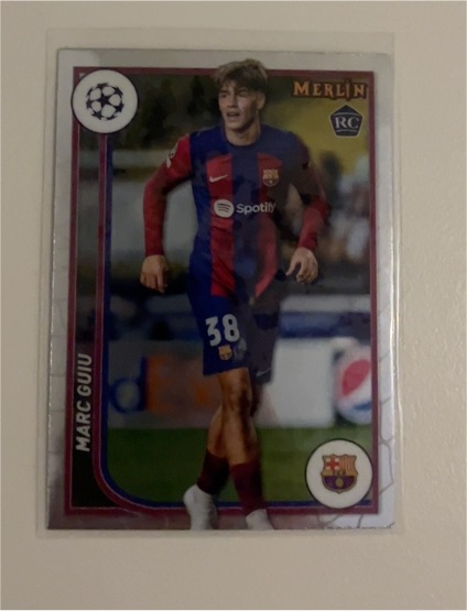 2023-24 Topps Merlin UEFA Club Competitions #37 Marc Guiu — front