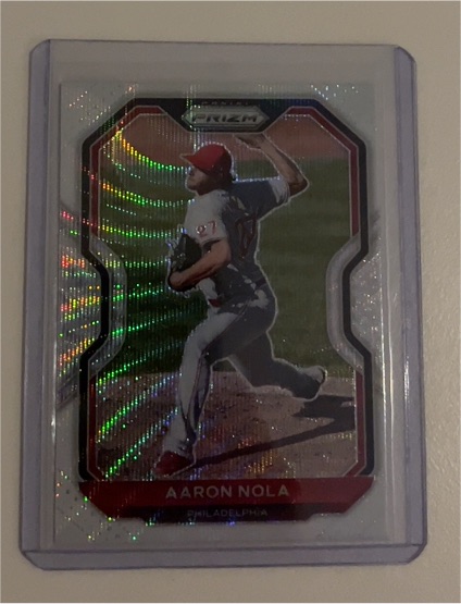 2021 Panini Prizm #147 Aaron Nola — front