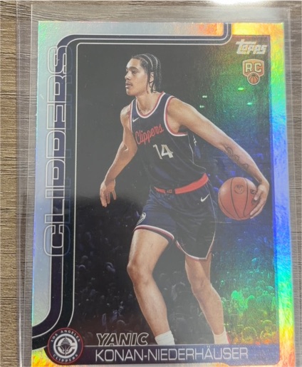 2025-26 Topps #230 Yanic Konan-Niederhauser — front