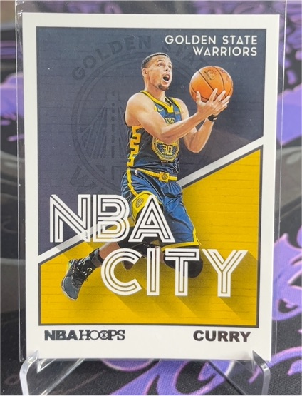 2019-20 Panini Hoops #2 Stephen Curry NBA City Golden State Warriors — front