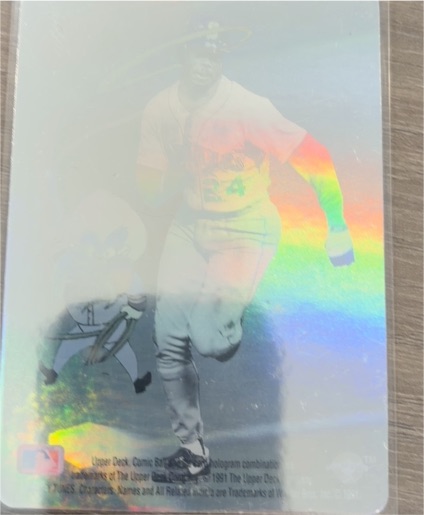 1991 Upper Deck Michael Jordan Hologram Insert — front
