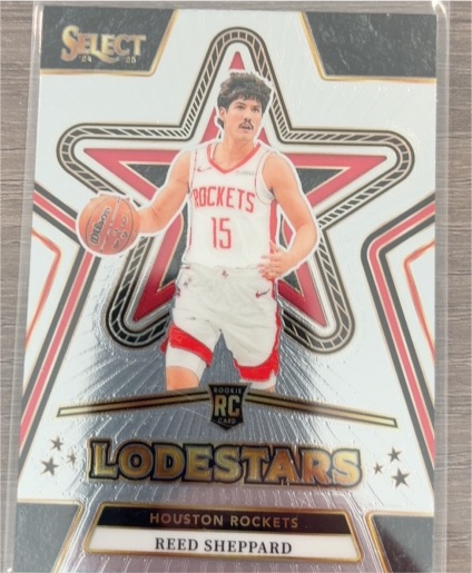 2024-25 Panini Select #15 Reed Sheppard Lodestars Silver Prizm — front